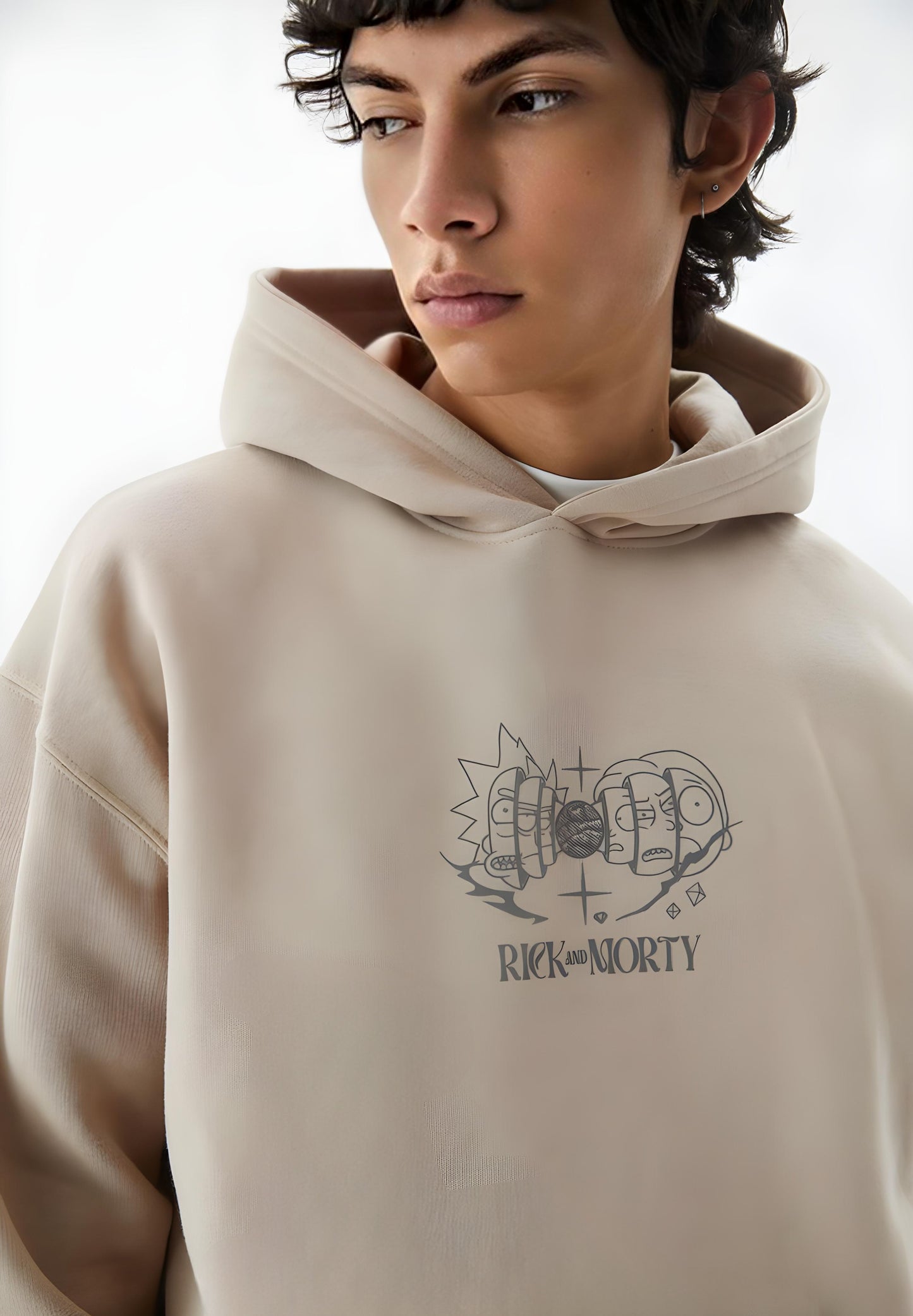 Hoodie with Side Pockets and Drawstring